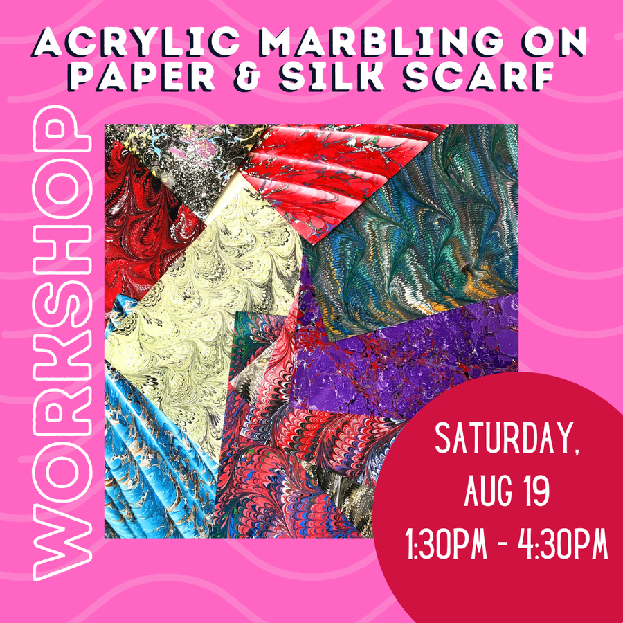 Paper Marbling Workshop with Peggy J. Wertheim - Morean Arts Center